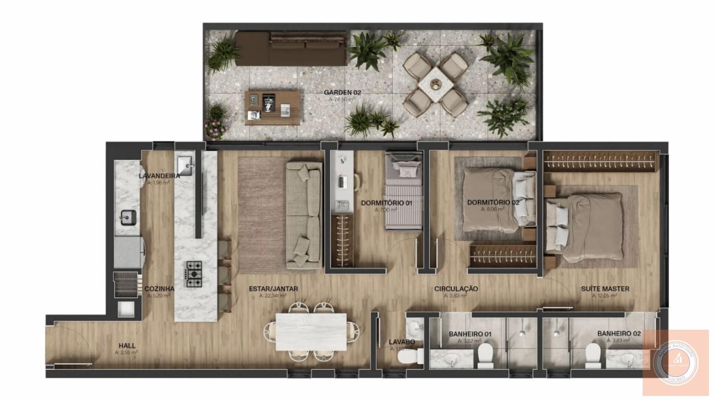 Apartamento, 3 quartos, 93 m² - Foto 17